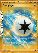 ENERGIA JET 252/191 • Rara Oro Segreta • Scintille Folgoranti SSP POKEMON