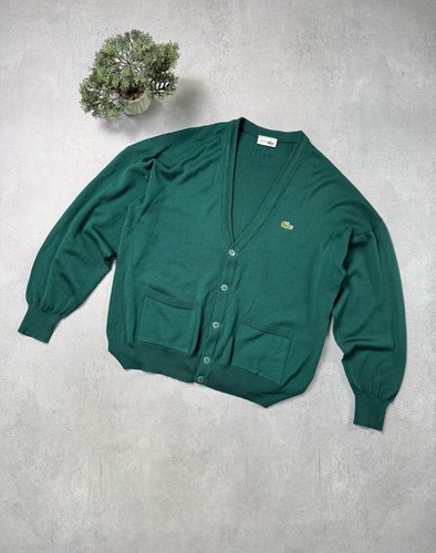 Cardigan vintage lacoste - cardigan,