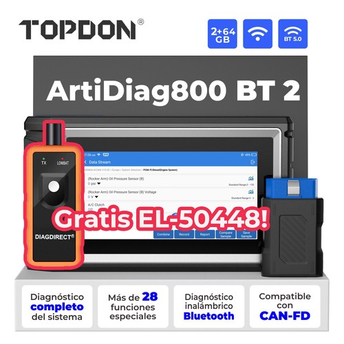 Topdon ad800 bt2 maquinas de - ad800,