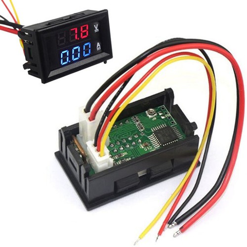 Lcd mini amperometro - mini, voltmetro