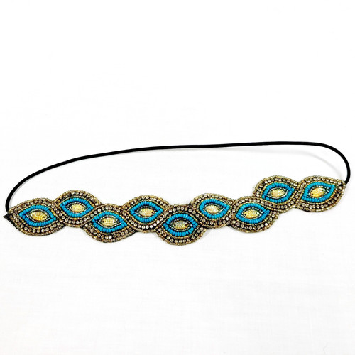 Fascia elastica boho - , strass