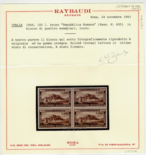 1949 repubblica romana - 1949,