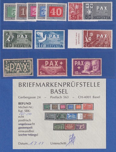 Svizzera 1945 pax armistizio - 1945,