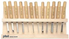 SET PFEIL SGORBIE 12pz con supporto legno