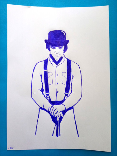 Disegno alex arancia - di,
