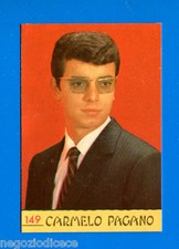CANTANTI 68 - Panini 1968 - Figurina-Stickers - n. 149 - CARMELO PAGANO -Rec