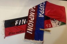 61- Sciarpa AC MILAN BARCELLONA 4-0 Finale Coppa Campioni 1994 Calcio Collezione