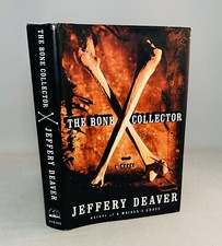 The Bone Collector-Jeffrey Deaver-SIGNED!-TRUE First/1st Edition w/ Org DJ-RARE!