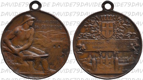 02075 medaglia inaugurazione - medaglia,