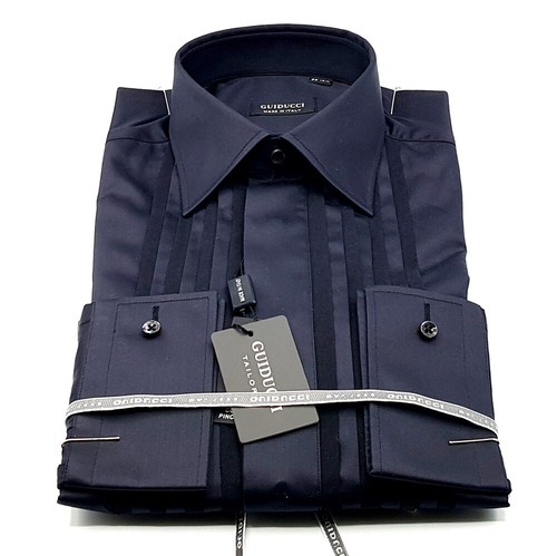 Camicia nera guiducci piega - nera,