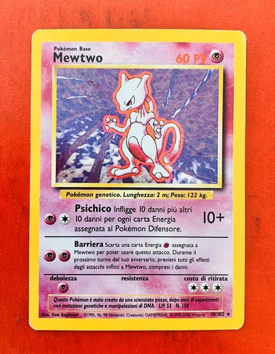 Lotto carte pokemon mewtwo - lotto,