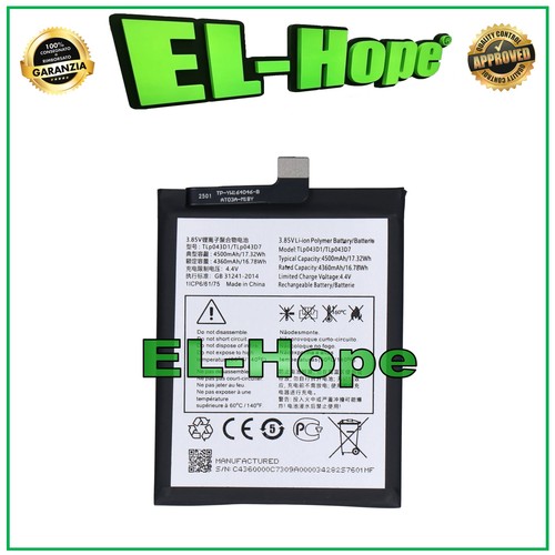Batteria tlp043d1 tlp043d7 per - tlp043d1,
