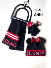 cappello berretto con orecchie, sciarpa, guanti Bambina 5, 6, 7, 8 Minnie Mouse