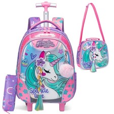 HTgroce Zaino con Ruote Scuola