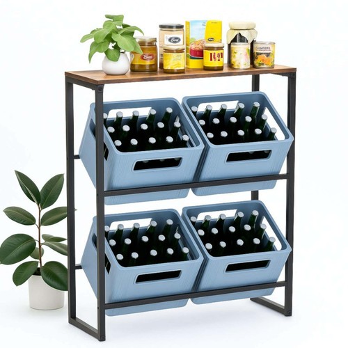 Scaffale porta bevande - , con