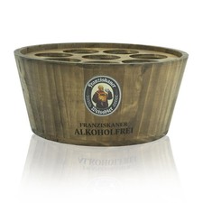 Franziskaner Birra Refrigeratore Conferenza Legno 8 Bottiglie 0,33L Nuovo Bevande Bar