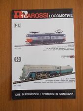 1976 RIVAROSSI TRENI LOCOMOTIVA E 656 464 BLUE GOOSE MODELLISMO H0 EPOCA ANNI 70