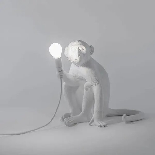 Monkey lamp sitting - lamp, seduta