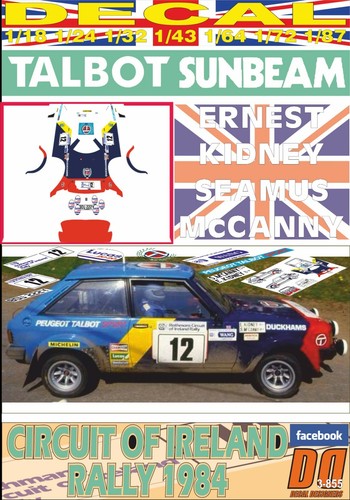 Decal talbot sunbeam lotus - decal,