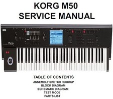 korg m50 manuale di servizio