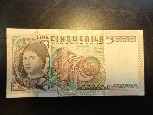 5000 lire ritratto uomo - 5000, d'uomo