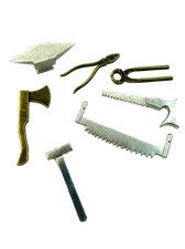 Set 7 Pezzi Attrezzi Lavoro