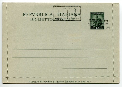 Trieste lire 10 a - trieste,