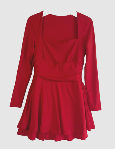 Abito rosso oys taglia media - oys,