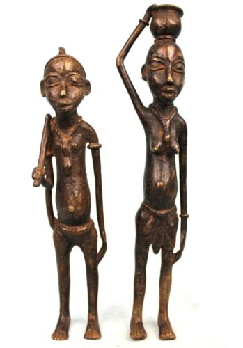 Arte africano antico coppia - -,