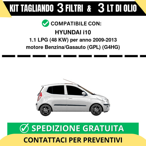 Tagliando per hyundai i10 - per,