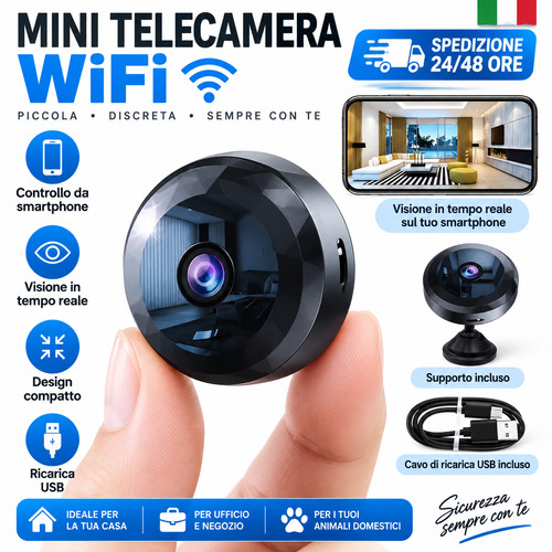 Mini telecamera 1080p - hd,