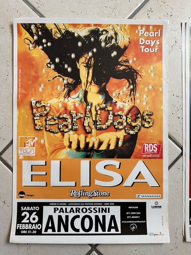 Elisa poster small - small, pearl