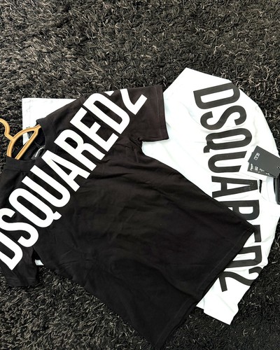 Dsquared2 black white logo - black/white,