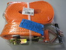 10 X Cinghia Tenditore Cricchetto 8m X 50mm 5 To Punta Fissaggio Rimorchio 5000