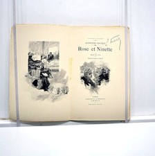 LIVRE ANCIEN DAUDET ROSE NINETTE ROMAN MORAL 1891