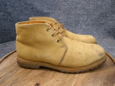 Stivali Chukka Vintage Timberland Classici Made in USA Uomo 8,5 Grano Pelle Nubuck