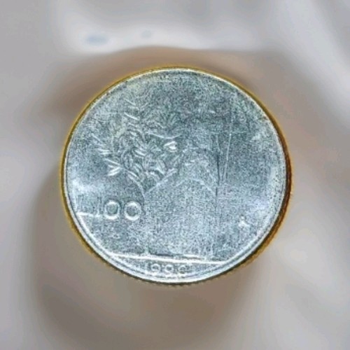 Moneta 100 lire 1990 - lire, rara