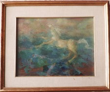 Dipinto olio su tavola cm 23,5