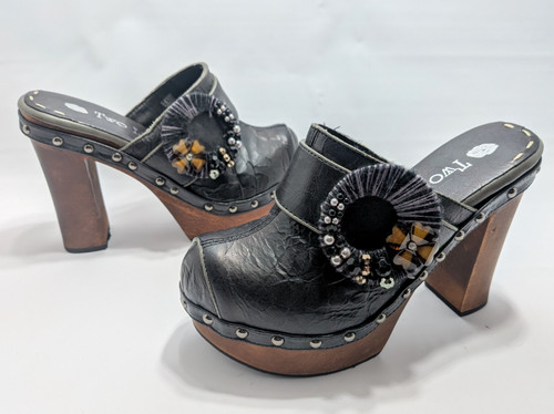 Zoccoli scarpe vintage due
