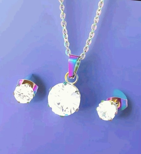 Set orecchini pendenti collana