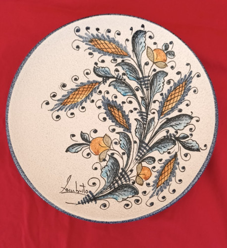 Piatto ceramica deruta - in,