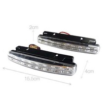 Coppia Luci Diurne 8 Led