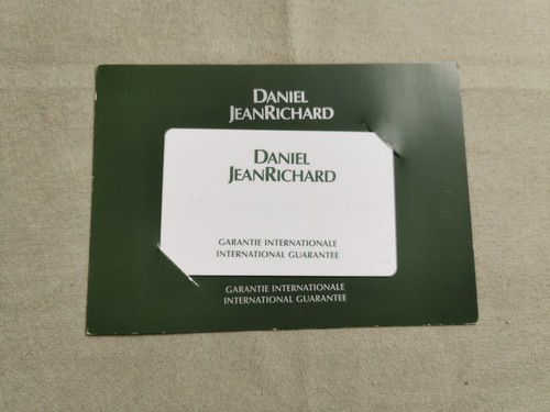 Jeanrichard vintage warranty - vintage,