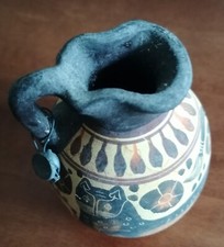 2 terracotte dipinte a mano rip periodo corinzio - prod. bollata e numerata