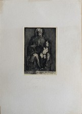 Piero Guccione etching