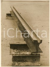 1936 MILANO via Porpora - ATM - Spezzone di rotaia soppressa - Foto 18x24 cm