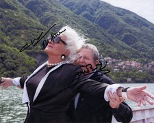 Massimo Boldi Christian De Sica Foto Autografata Signed Photo Amici come prima