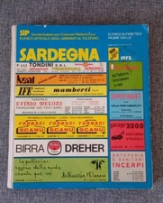 Sardegna Elenco Telefonico Sip Con Pagine Gialle 1973 Copertina Rigida 