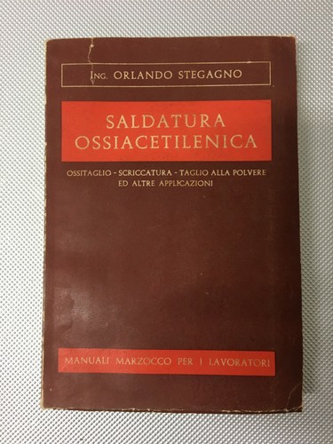 Libro saldatura osiacetilenica - libro,