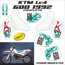 Ktm 600 lc4 1992 grafica in kristal come foto